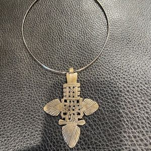 Sterling silver necklace and pendant